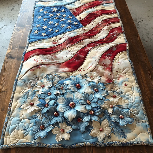 Patriot Essence Quilted Table Runner NCU0VH5394