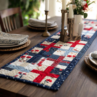Patriot Fields Quilted Table Runner NCU0DV9370