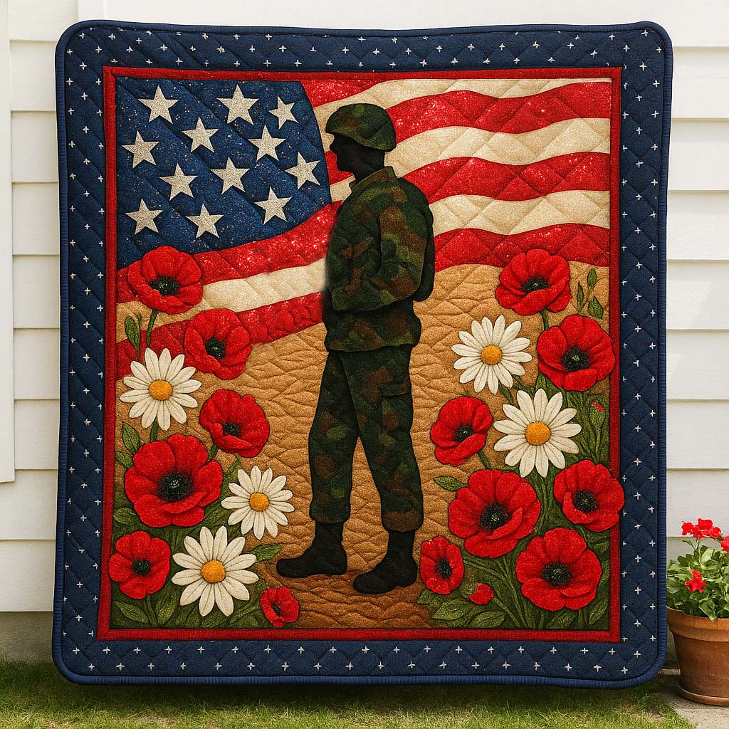 Patriot Ground Quilted Blanket NCU0NT7627