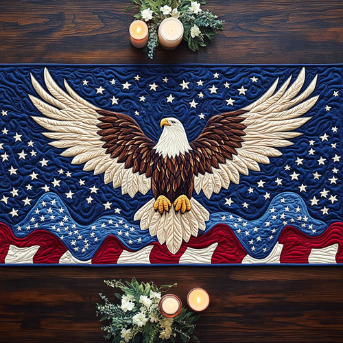 Patriot Wings Quilted Table Runner NCU0VH5484