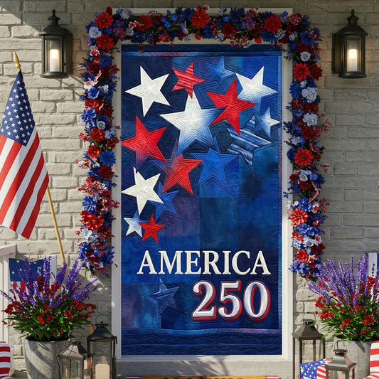 Patriotic Burst Quilted Door Cover NCU0NT12681