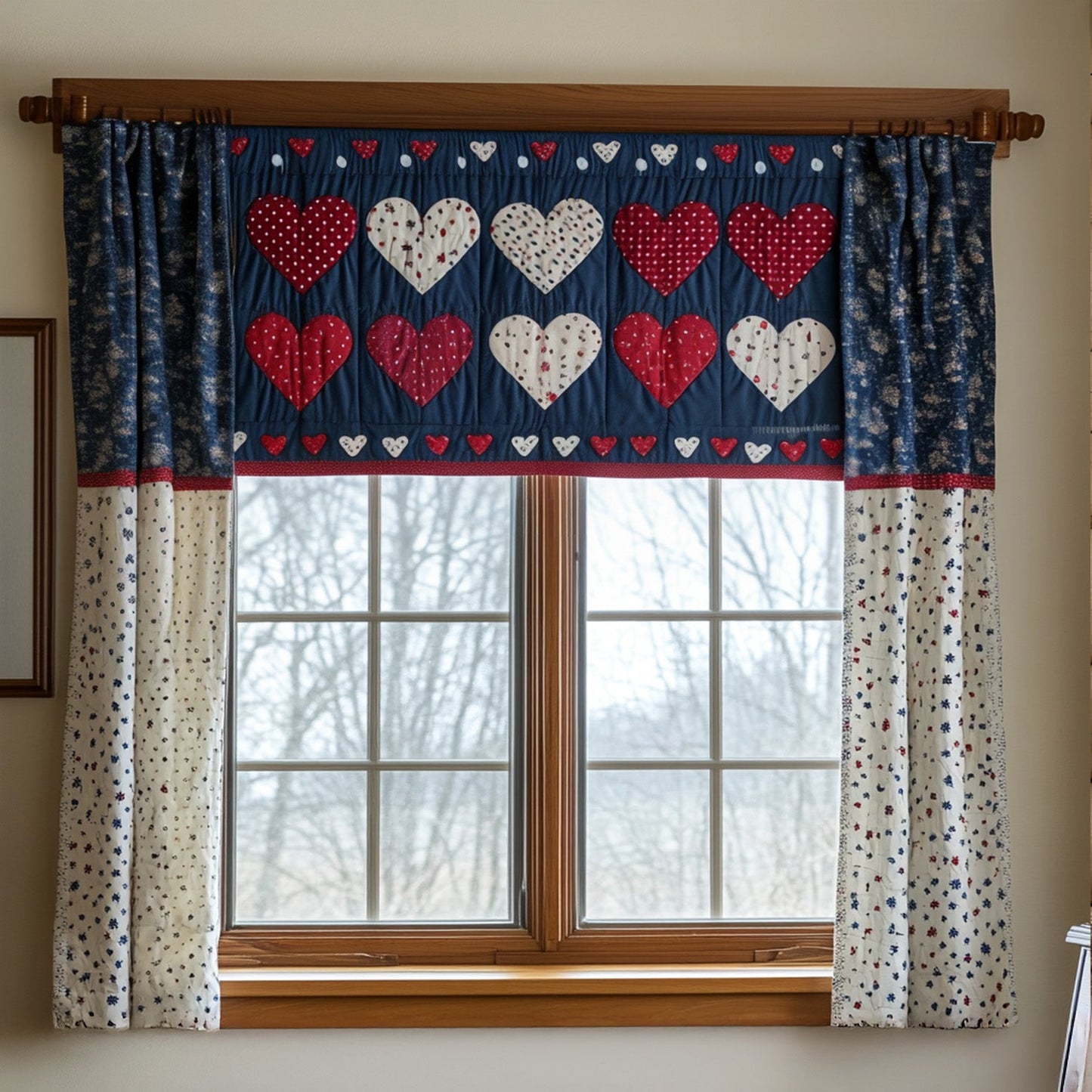 Patriotic Love Quilted Valance NCU0PT4156