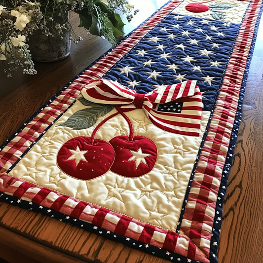 Patriotic Pop Quilted Table Runner NCU0DK8510