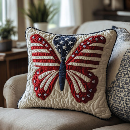 Patriotic Whimsy Quilted Pillow Case NCU0PT5255