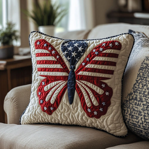 Patriotic Whimsy Quilted Pillow Case NCU0PT5255
