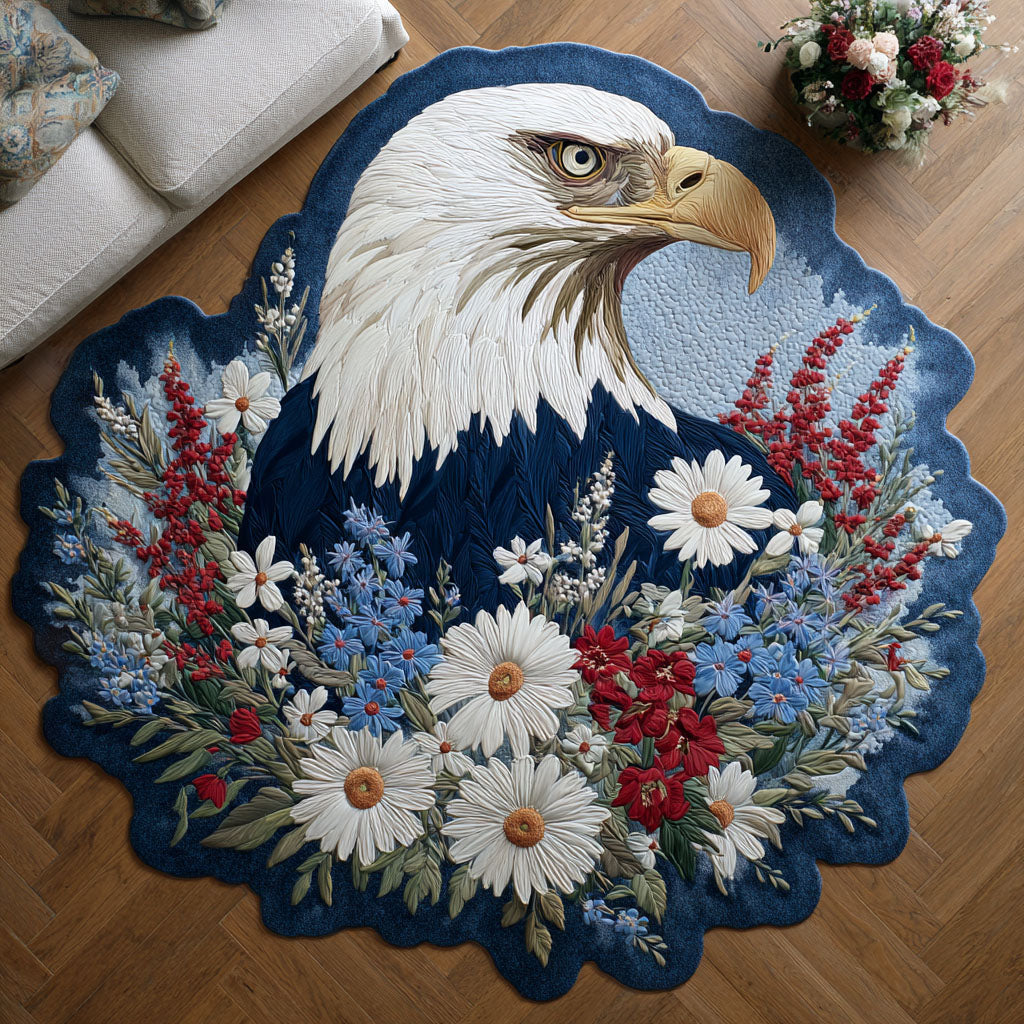 Patriotic Wings Custom Shape Area Rug NCU0NT12653