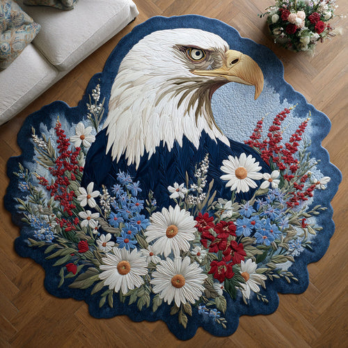 Patriotic Wings Custom Shape Area Rug NCU0NT12653