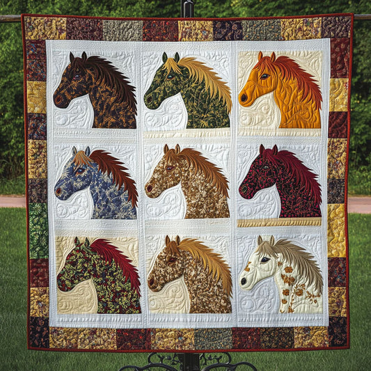 Patterned Grace Quilted Blanket NCU0NT3472