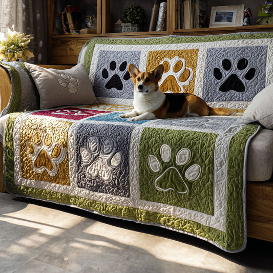 Paw Cozy Lane Quilted Sofa Cover NCU0PT11004