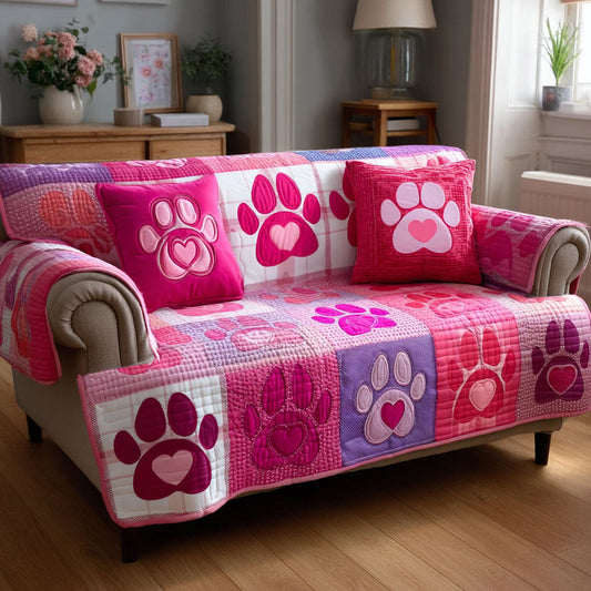 Paw Dreamland Quilted Sofa Cover NCU0TV1419