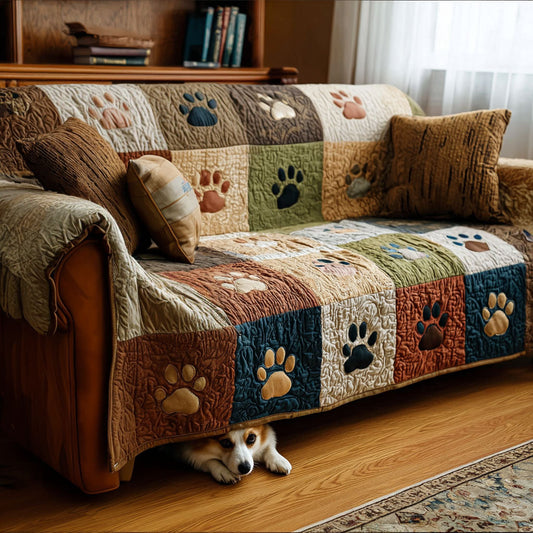Paw Harmony Home Quilted Sofa Cover NCU0PT10908