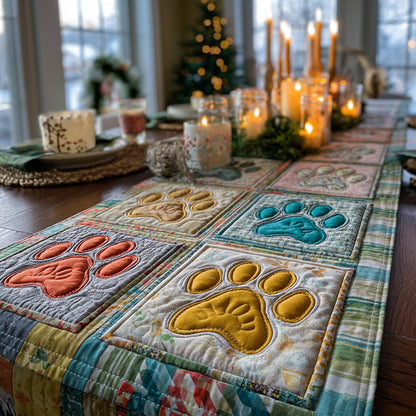 Paw Haven Quilted Table Runner NCU0DV8948