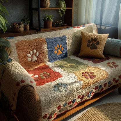 Paw Haven Warmth Quilted Sofa Cover NCU0PT10909