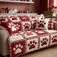 Paw Moment Love Quilted Sofa Cover NCU0NT11667