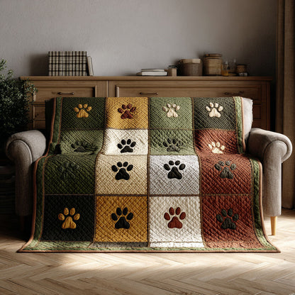 Paw Orchard Cozy Quilted Blanket NCU0PT10876