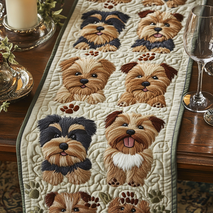 Paw Paradise Quilted Table Runner NCU0VH4957