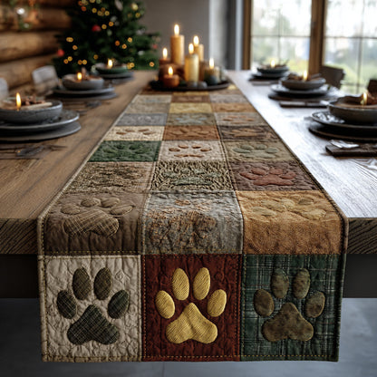 Paw Pathway Quilted Table Runner NCU0DV8954