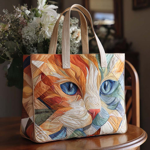 Paw Portrait Quilted Tote Bag NCU0NT8959