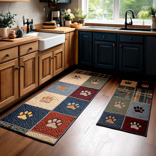 Paw Print Kitchen Area Rug NCU0NT11396