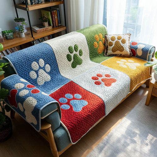 Paw Shire Haven Quilted Sofa Cover NCU0PT10915