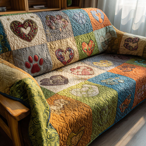 Paw Sunset Lane Quilted Sofa Cover NCU0PT10893