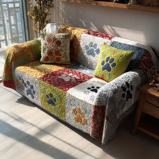 Paw Valley Comfort Quilted Sofa Cover NCU0PT10895