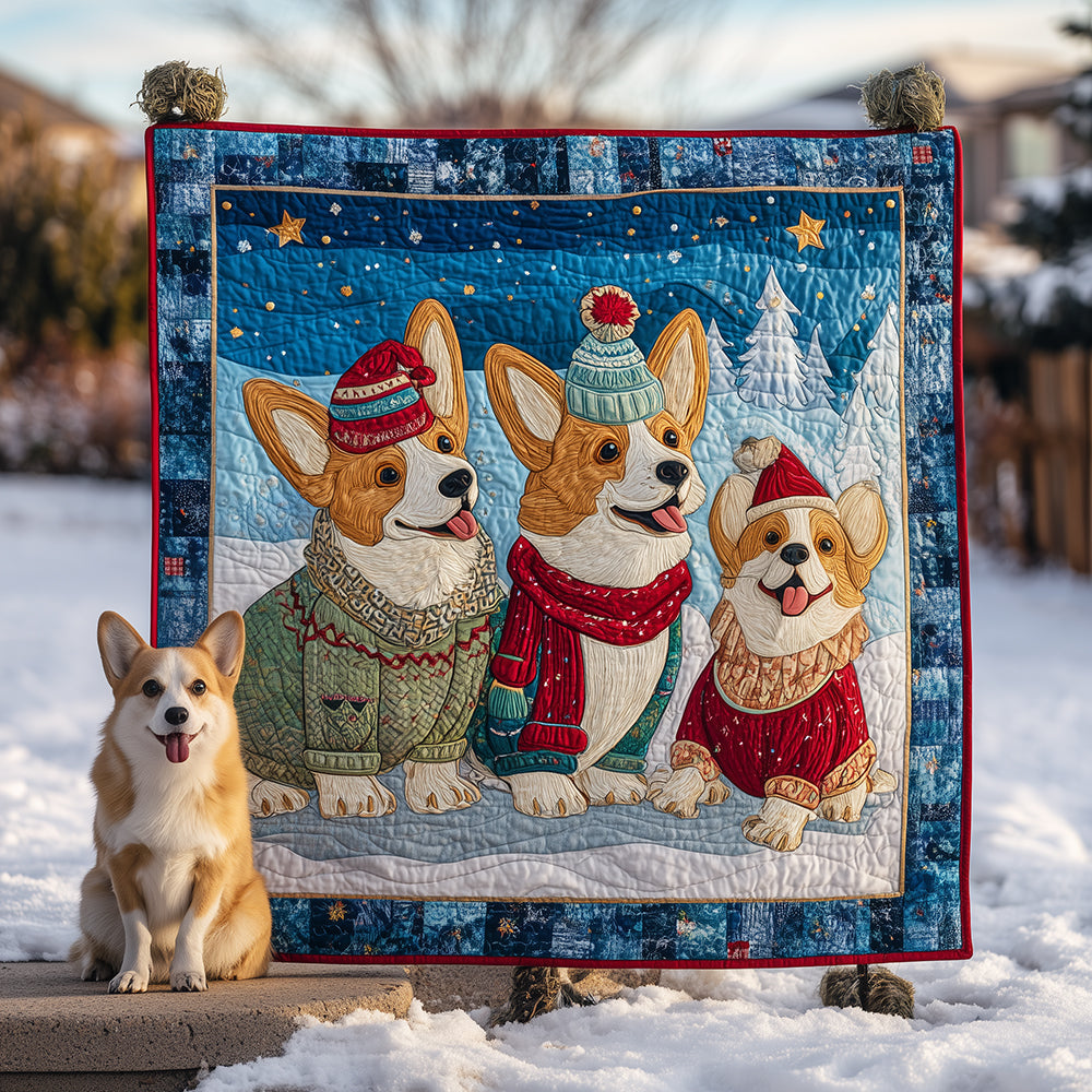 Pawfect Christmas Quilted Blanket NCU0TH3444