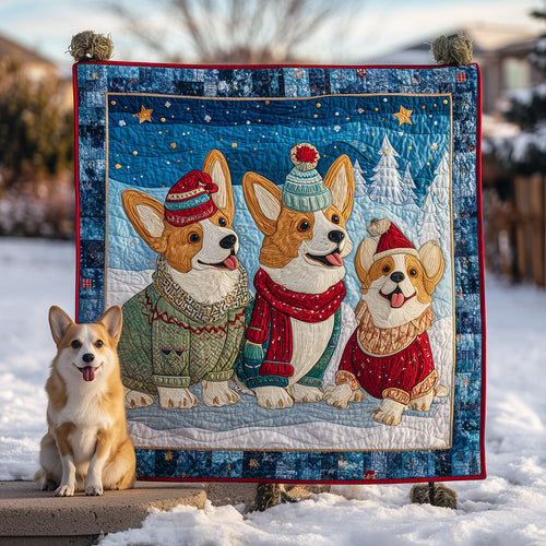 Pawfect Christmas Quilted Blanket NCU0TH3444