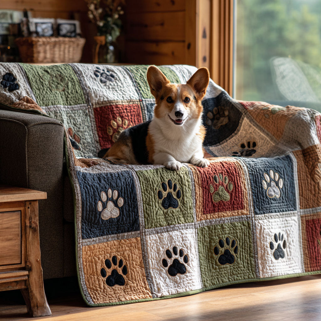 Pawland Delight Quilted Blanket NCU0PT10880