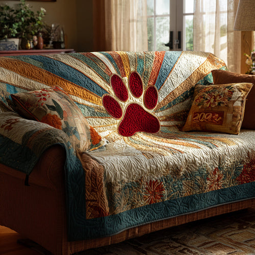 Pawland Meadow Quilted Sofa Cover NCU0DV9013
