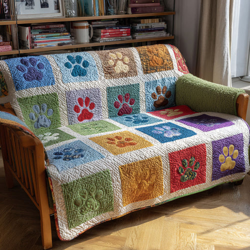 Pawlight Meadow Quilted Sofa Cover NCU0PT10898
