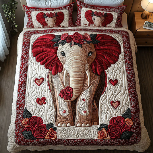 Paws and Kisses 3-Piece Quilted Bedding Set NCU0NT2642