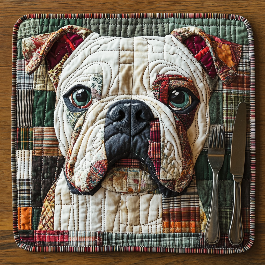 Paws and Wrinkles Quilted Place Mat NCU0DV4228