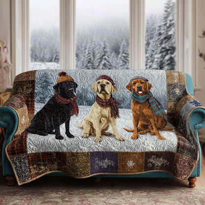 Paws of Joy Quilted Sofa Cover NCU0PT10111