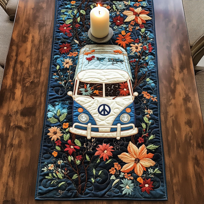 Peace Drive Quilted Table Runner NCU0VH2766