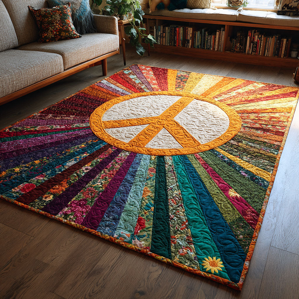 Peace Rays Area Rug NCU0DK12005