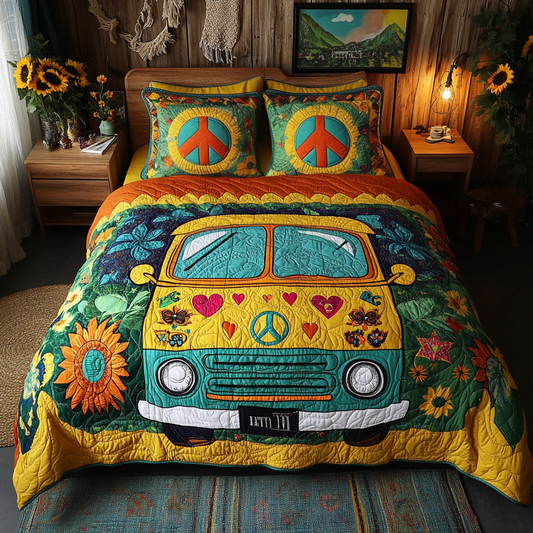 Peace Rider 3-Piece Quilted Bedding Set NCU0VL2779