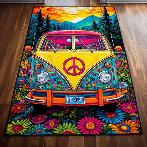 Peace Van Sunset Area Rug NCU0XD850