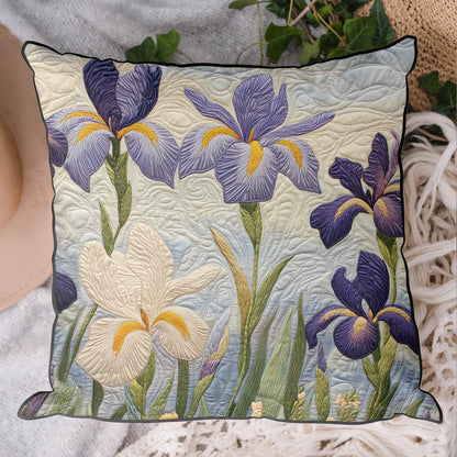 Peaceful Iris Quilted Pillow Case NCU0PT6678