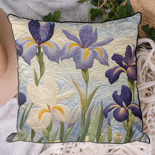 Peaceful Iris Quilted Pillow Case NCU0PT6678