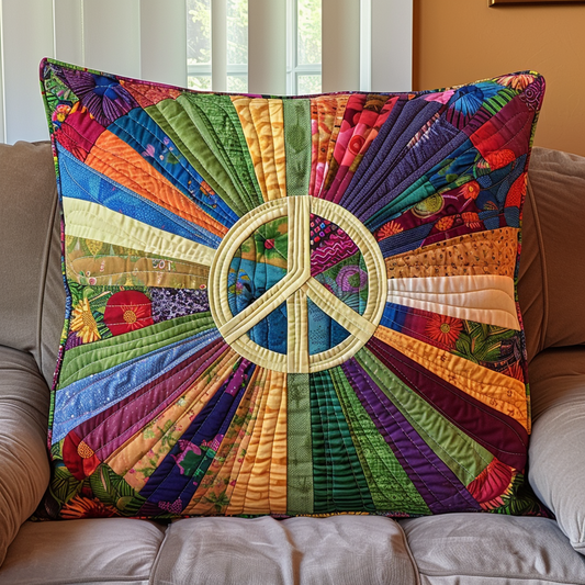 Peaceful Sunburst Quilted Pillow Case NCU0PT135