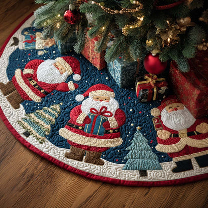 Peaceful Eve Christmas Quilted Tree Skirt NCU0NT10504