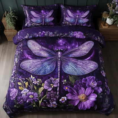 Peaceful Flight 3-Piece Quilted Bedding Set NCU0VL1933