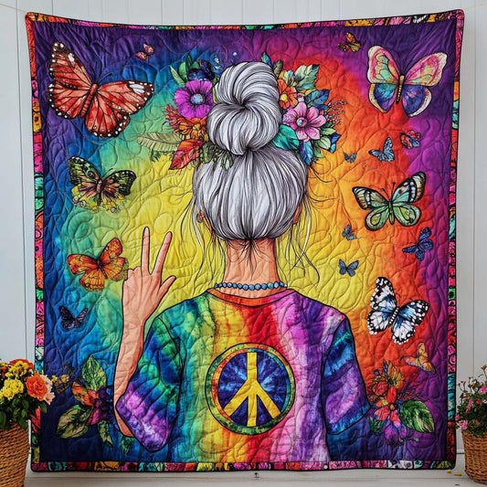 Peaceful Granny Quilted Blanket NCU0NT7753