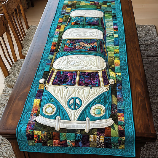 Peaceful Journey Quilted Table Runner NCU0PT4260