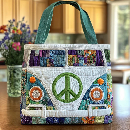 Peaceful Journey Quilted Tote Bag NCU0NT8566