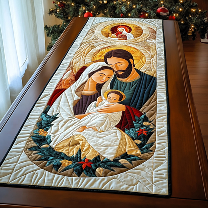 Peaceful Manger Quilted Table Runner NCU0DK1732