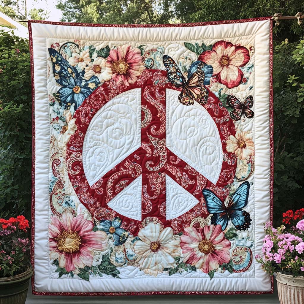 Peaceful Meadow Quilted Blanket NCU0NT7754