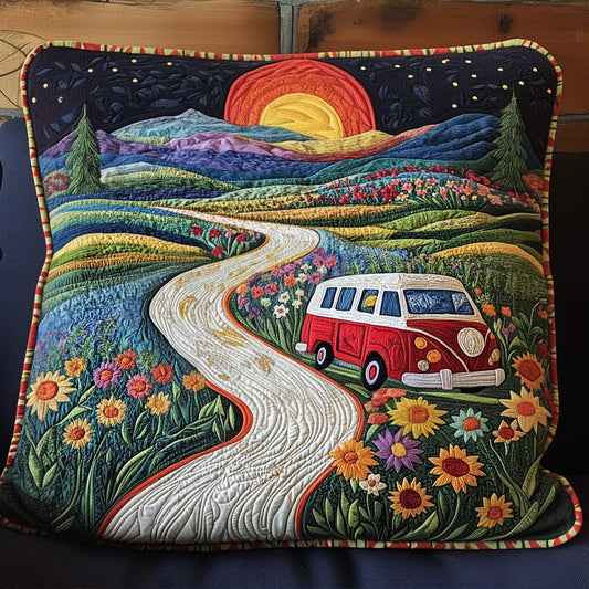 Peaceful Pathways Quilted Pillow Case NCU0PT4227
