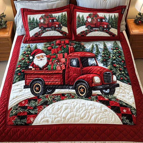 Peaceful Pines 3-Piece Quilted Bedding Set NCU0PT2155